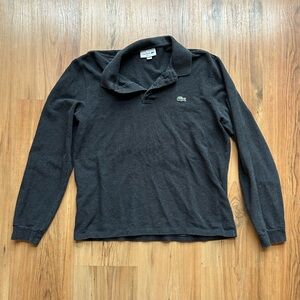 Lacoste Charcoal Gray Classic Fit Polo